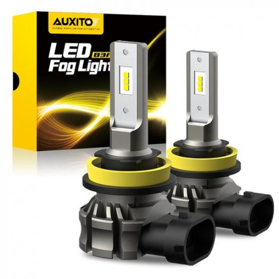

2PCs H8/H11/H16 Light Fog Driving DRL Bulbs Foglights 6500K White 2400LM 24W New