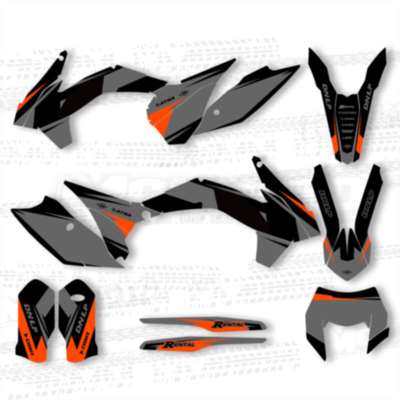 MCHMFG Fairing Graphics Decal Stickers For KTM SX SXF 2013 2014 2015 EXC EXC-F 125 250 300 350 450 2014 2015 2016