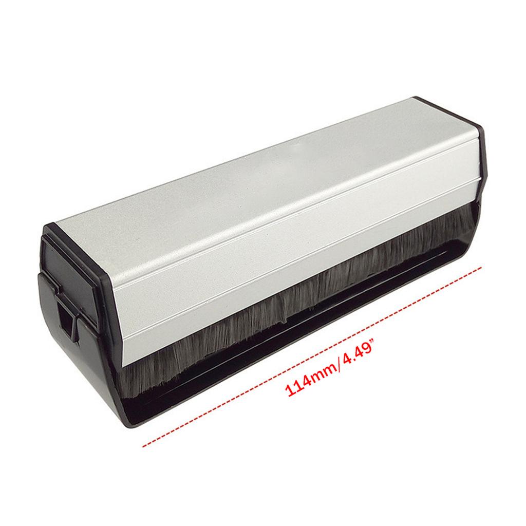 for LP Vinyl Record Cleaner Carbon Fiber Velvet Turntable Soft Cleaning Brush To