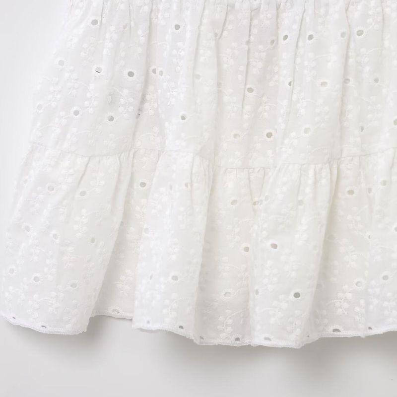 Kaslead New Arrival Women's Clothing Fashion Style Stylish Simple and Versatile Embroider Asymmetric Tops 1165272