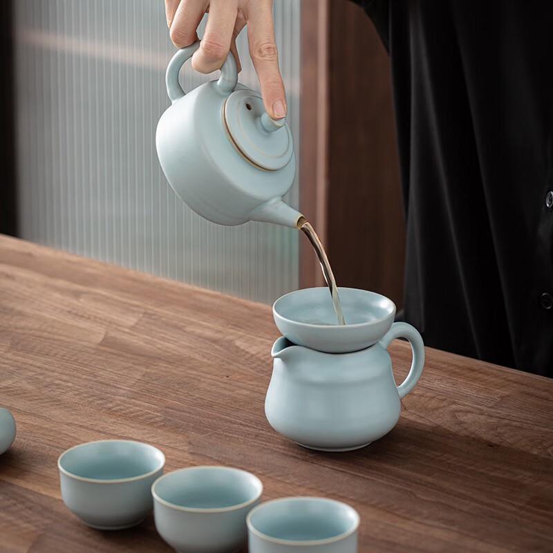 SUSHI CERAMICS Ru Kiln Ceramic Kung Fu Tea Sets