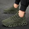Men's shoes autumn breathable fly-woven casual men's trend blade fish scale sports running shoes