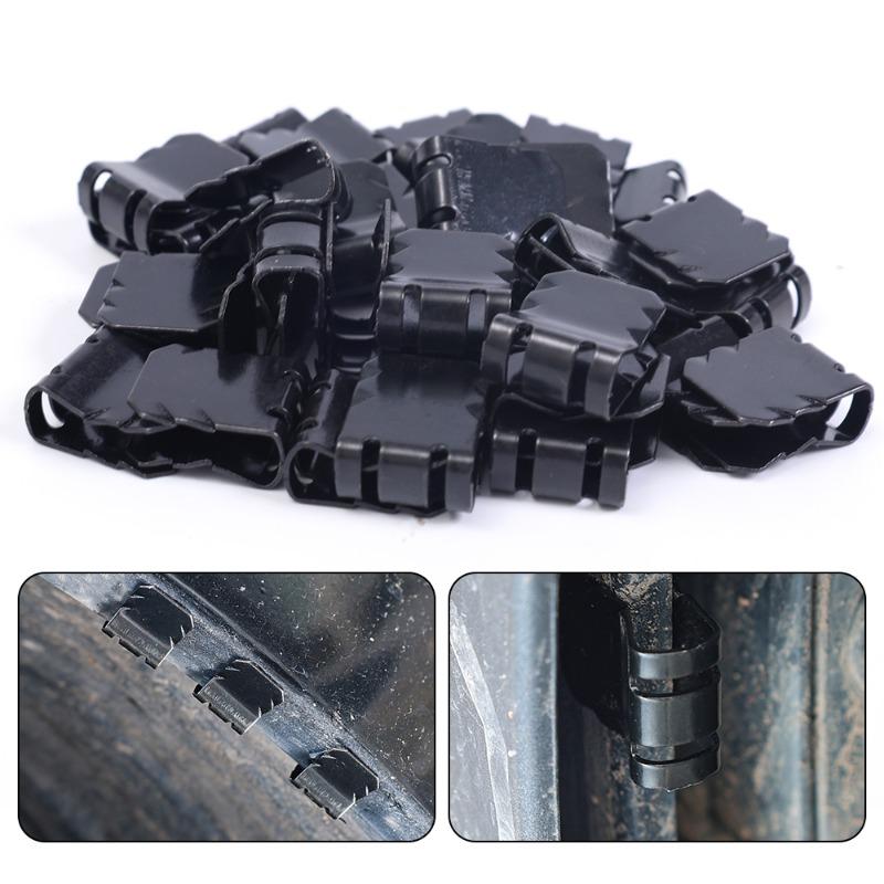 30/10pcs U-shape Clips Car Front Fender Bumper Cover Clip Kit Engine Guard Buckle for Auto Motorcycles Trucks Mudguard Fastener