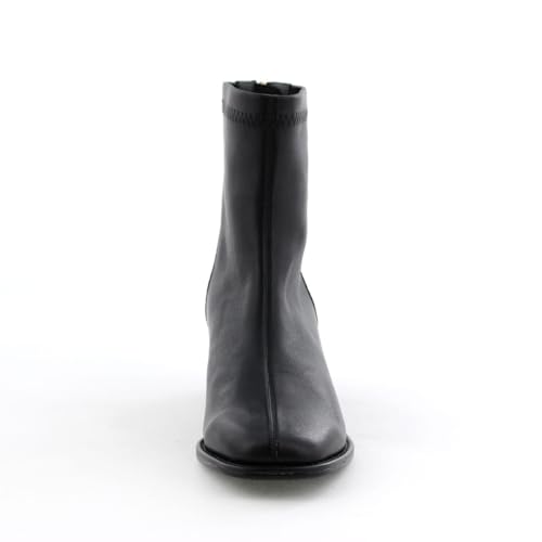 HIMIKO/Himiko/Embossed Combination Stretch Boots/641420 Black 230