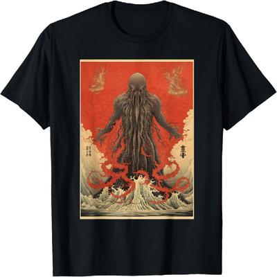 Cthulhu Ukiyo-e T-Shirt