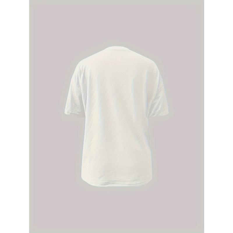 Women Blessed Graphic Tee Casual Short Sleeve Round Neck Summer Print Top