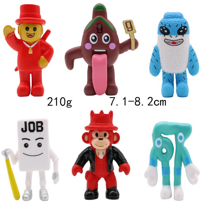 Steal A Brainrot Pvc Collectible Figure Set With Cartoon Game Characters For Fans And Collectors