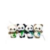 Panda Cuddly Bamboo Keychain Cartoon Children Backpacks Hanging Dolls Plush