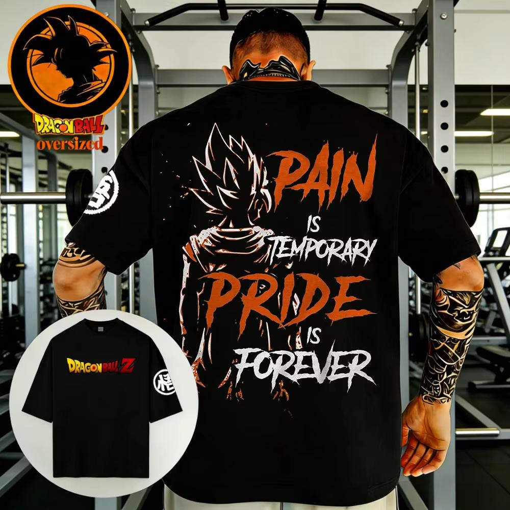 2026 new Dragon Ball Retro HighQuality Pure Cotton LooseFitting Fitness TShirt Universal Casual Short Sleeve S