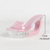 11cm Kristall Keil Transparent Plateau Sommer Slides LFD-1108WG-B79