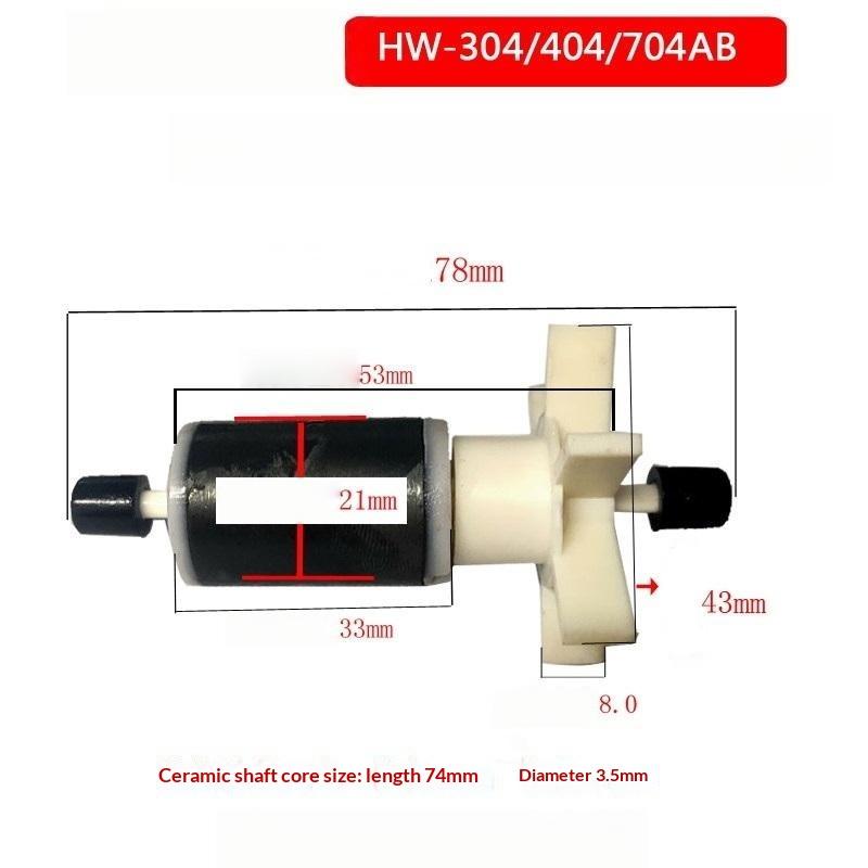 1 Stück Verschleißfester Aquariumfilter DIY Zubehör Hw302/303B/304A/304B/402B 404B Universeller Filterbehälter Rotorwelle