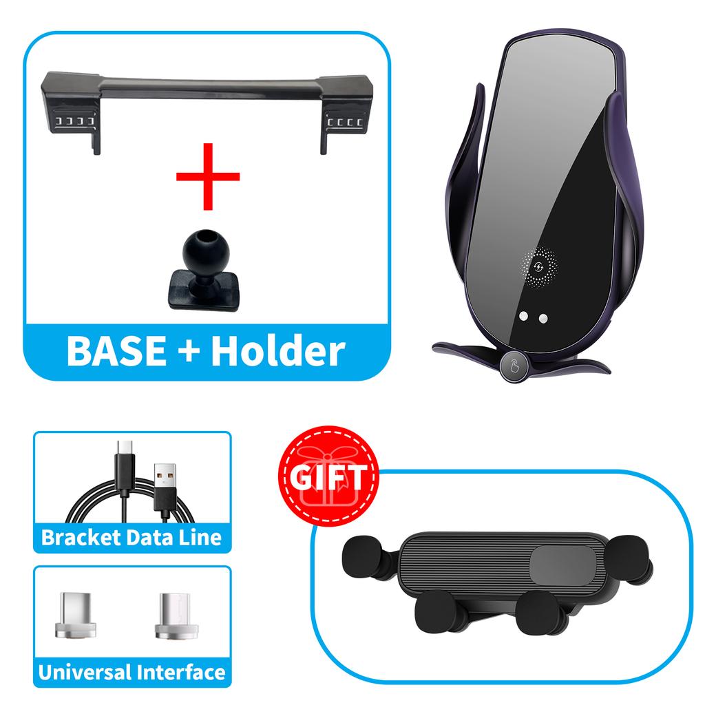 for Toyota ALPHARD Vellfire 30 Series AH30 Car Phone Holder Screen Fixed Navigation Bracket Base Wireless Charging