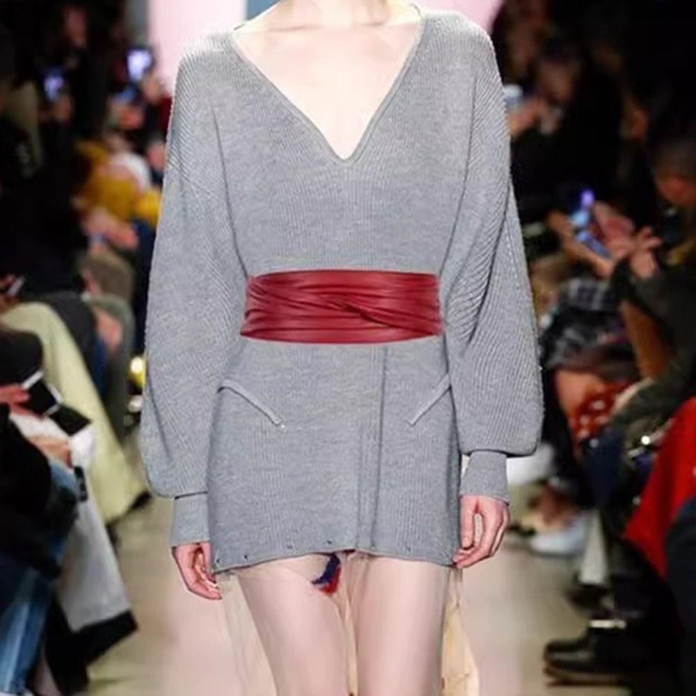 Elastic Women Waistband Elegant Dress Decoration Belts Sweet Wide Waist Belt Party Decoration