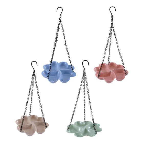 Bird Feeder No-drill Installation Large Capacity Outdoor Wild Bird Feeder Fade-resistant Uv Protection Bird Feeder