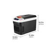 25L Lednice Autochladnička Kempingový mrazák Auto Mini lednička Kompresorová chladnička Domov Cestování Rybaření Venku 12V/24V Autochladnička AC 220V