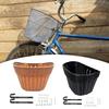 Bicycle Front Basket Large Capacity Universal Pannier Bike Front Basket for Camping Grocery Shopping Cycling Picnic Men Women