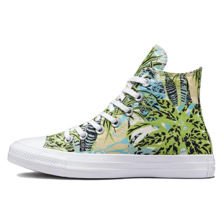 Converse Chuck Taylor All Star Casual Comfortable Durable High-Top Canvas Shoes Women Sneakers Grass-Green A00547C