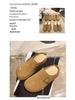 Women's 2024 Autumn Thick-Soled Closed-Toe Height-Increasing Outdoor Slip-On Casual Slippers