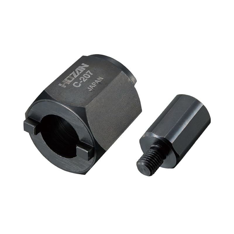 HOZAN Bottom Bracket Tool BB Tool 2-prong/6-prong/16.3mm recess C-207