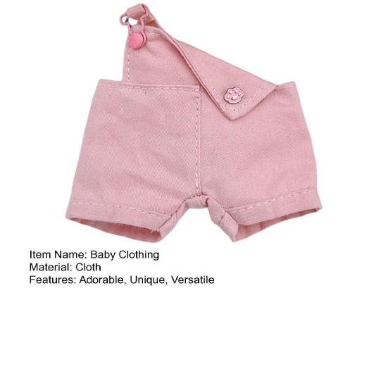 Oblečení pro panenku 17cm La Bubu Rybářský klobouk a sada overalů