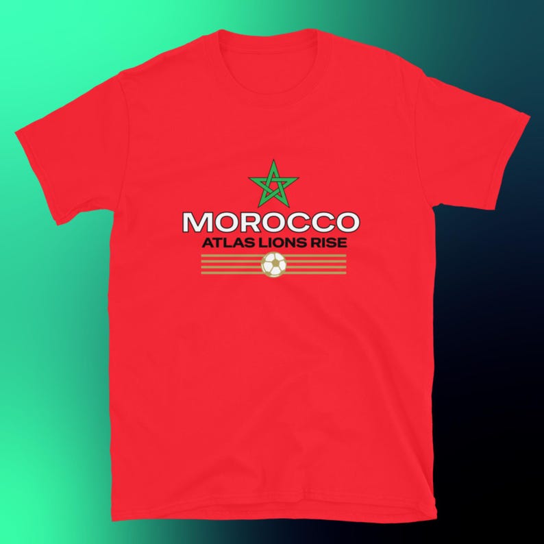 Morocco Atlas Lions Rise T-Shirt 3XL