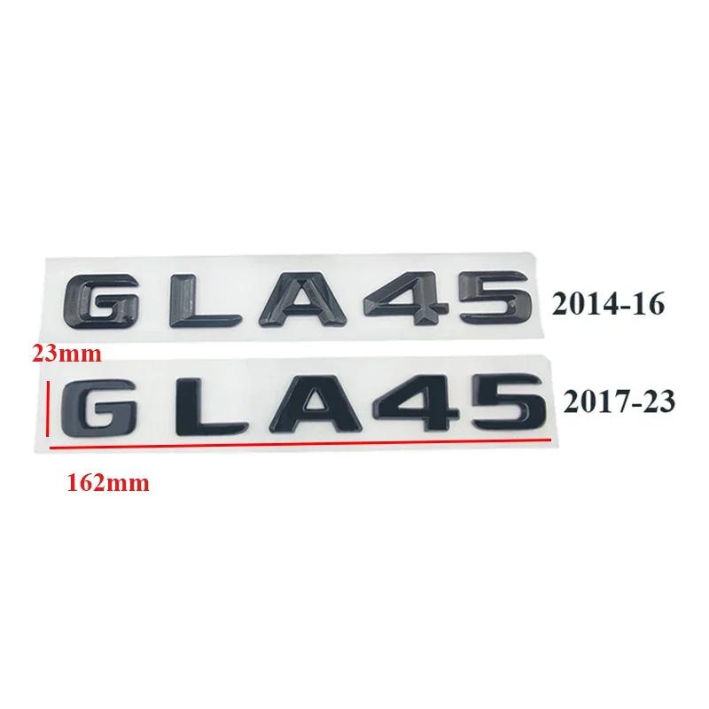 Logo Cromato ABS 3D GLA 45 GLA45 Lettere Emblema Badge Adesivo per Bagagliaio Auto per Mercedes Benz GLA45 AMG W156 X156 H547 Accessori PQ7