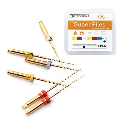 Wurzelkanalinstrumente, zahnärztliche Endodontiefeilen, Endofeile, Niti Rotary Super Soco Wurzelkanal
