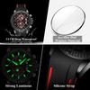 POEDAGAR Sports Men Watches Waterproof Luminous Chronograph Date Military Watch Silicone Strap Quartz Wristwatch Reloj