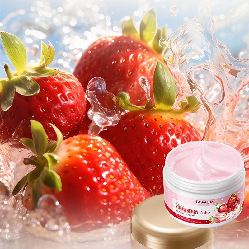 Strawberry Cake Nourishing Face Cream Deep Moisturizing Hydrating Tender Skin Remove Pigmentation Dullness Skin Care 100g