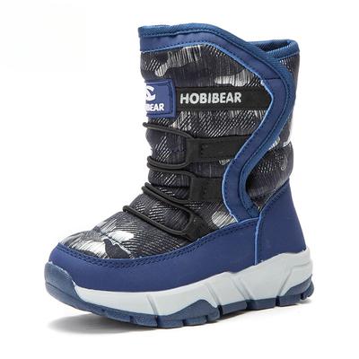 Children's Snow Boots, Boys' Boots, Winter New Warm Plush Cotton Boots, Baby Warm Girls' Shoes