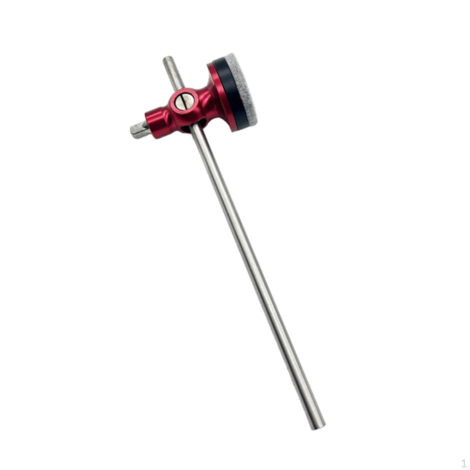 

Головка молотка для барабана, басовая колотушка из алюминиевого сплава, профессиональная и палка для red