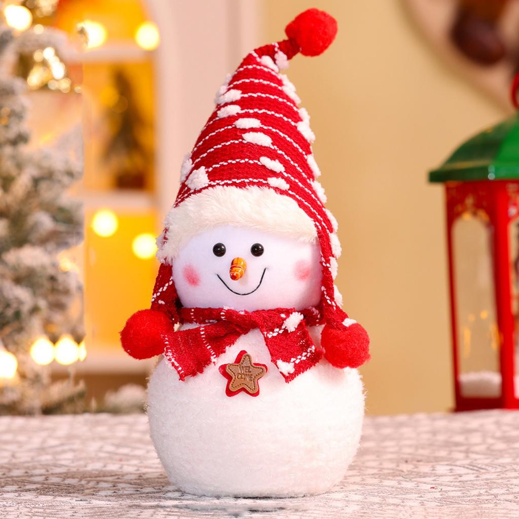 Christmas Snowman Doll, Large Snowman Figurine, Christmas Decoration, Scene Arrangement Props