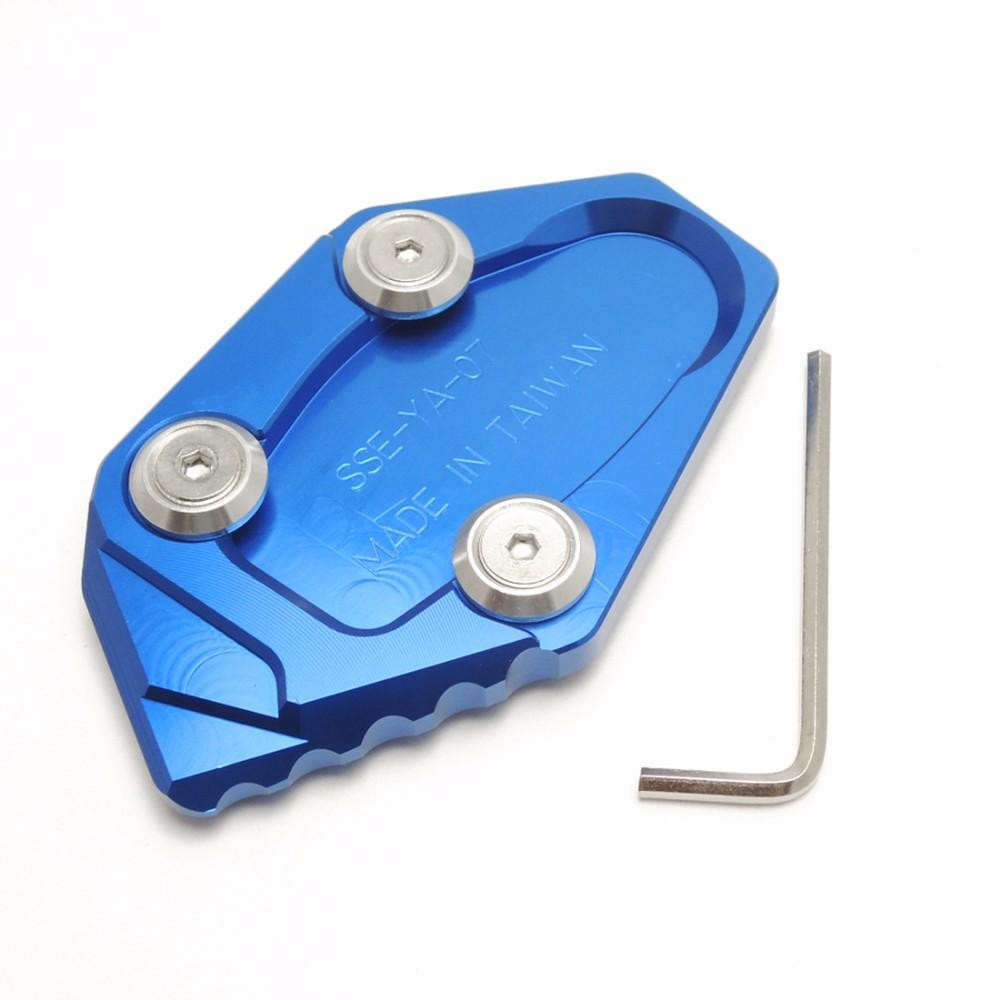 CNC Side Stand Plate Kickstand Extension Pad Enlarger for YAMAHA R25 R3 2013-16