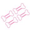 100Pcs Pink Paper Clips Bone Shaped Mini Paper Clips Paperclips  Paper Management