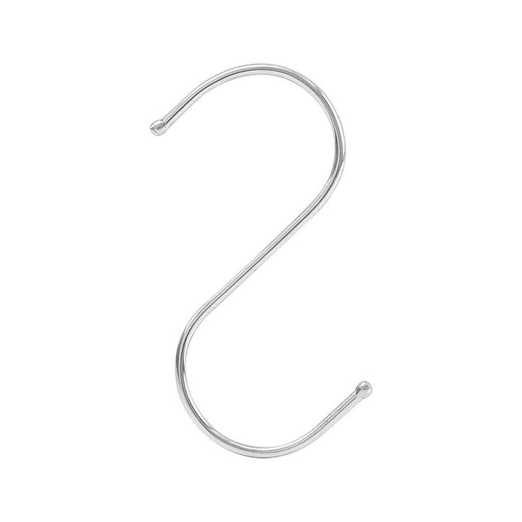 Multi-Purpose Stainless Steel S Hooks, Hanging Hooks for Kitchen Bathroom Cabinet Door