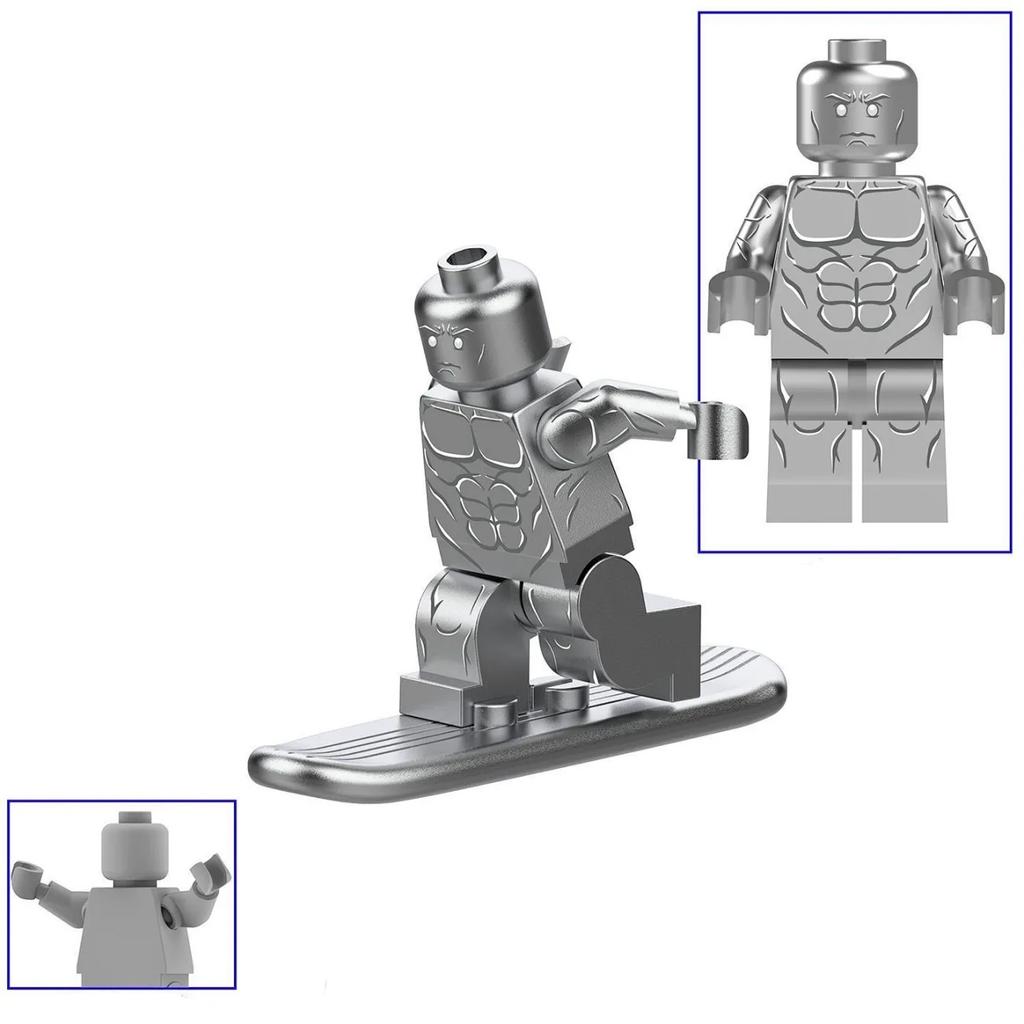 Hrdinové Stavební kostky Minifigurky Čtyři hrdinové Sestavené Dětské hračky