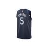 Nike Dri-FIT NBA Swingman Jersey Striped Letter Number V-Neck Sleeveless Basketball Shirt Edwards Jersey Men Jersey Blue DN2013-427
