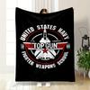 Top Gun Fighter School Blanket for All Seasons Blanket Lunch Break Throw Gift