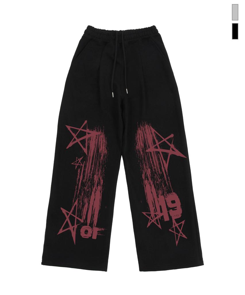 GRAVER [Unisex]Of_19 Training Pintuck Wide Pants_2Color