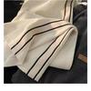 Men's Spring Autumn Side Striped Loose Straight Sports Pants High Street Ruff Handsome Corduroy Casual Pant