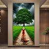 Green Trees Grasslands and Foxes Large Size Diamond Painting Animals Diy Full Square Round Drill Rhinestone Embroidery Mosaic Cross Stitch Kits