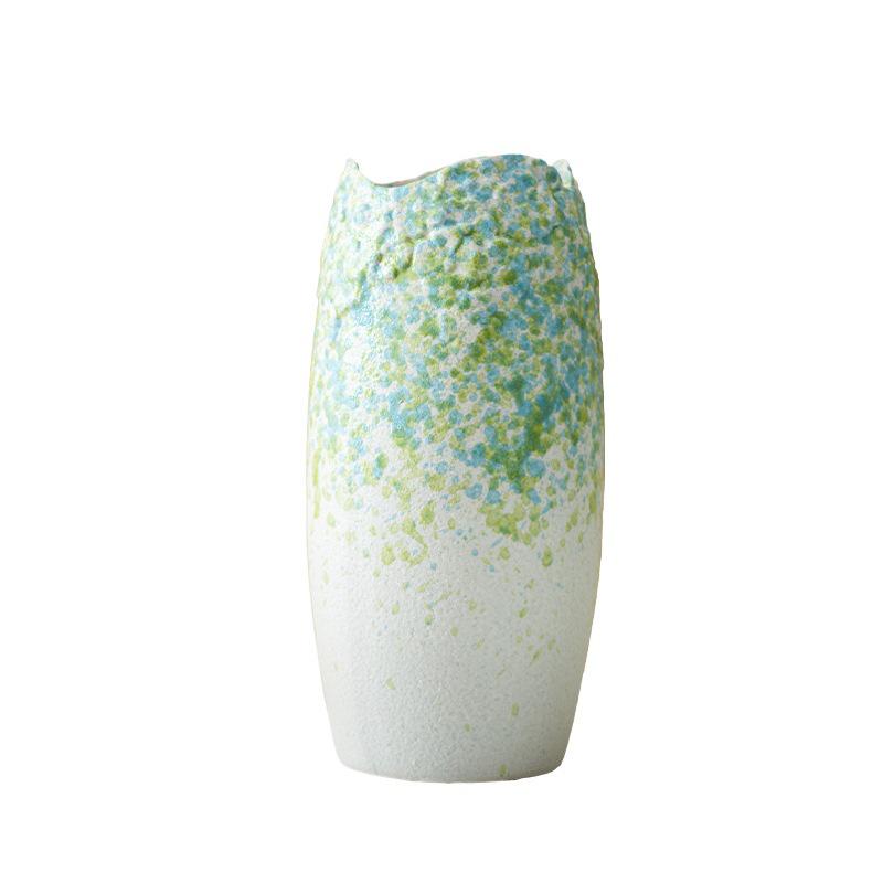 Nordic Ceramic Vase for Living Room Flower Arrangement - Light Luxury Home Decoration and Hydroponic Flower Container.