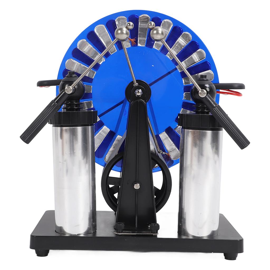 Ηλεκτροστατικός Επαγωγικός Κινητήρας PVC Χειροκίνητη Μανιβέλα Εκκένωση Σπινθήρα Γεννήτρια Στατικού Ηλεκτρισμού