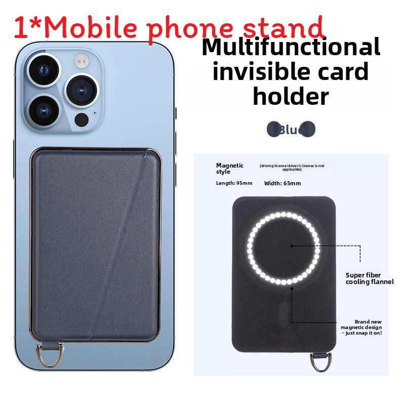 Magsafe Card Holder Wallet With Magnetic Stand For Phone And Desk Organization