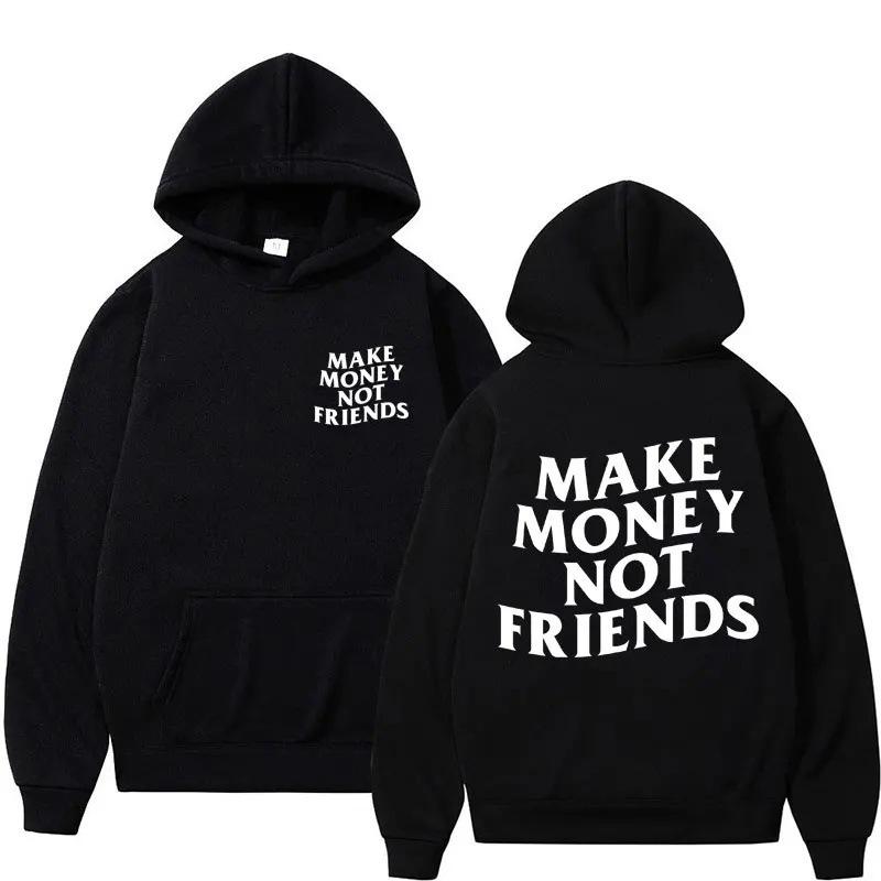 Letter Print Hoodie Long Sleeve Sweater Street Autumn And Winter