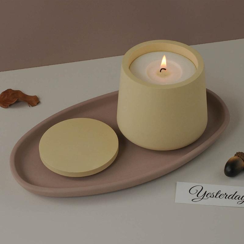 DIY Crystal Oval Trays Silicone Molds Unique Storage Dish Resin Molds Birthday Gifts Rolling Tray Mold DIY Plate Molds