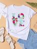 Love Sweet Valentine Trend Cute Tee Fashion Print Summer Women Short Sleeve Lady Female Shirt Clothes Graphic Tshirt