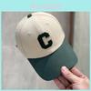 Unisex Embroidered Letter C Baseball Cap With Adjustable Fit For Casual Wear And Sun Protection