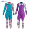 Kids 2.5mm Neoprene Wetsuit Girls Long Sleeve Full Body Warm Swimming Diving Snorkeling Surfing Jellyfish Protection