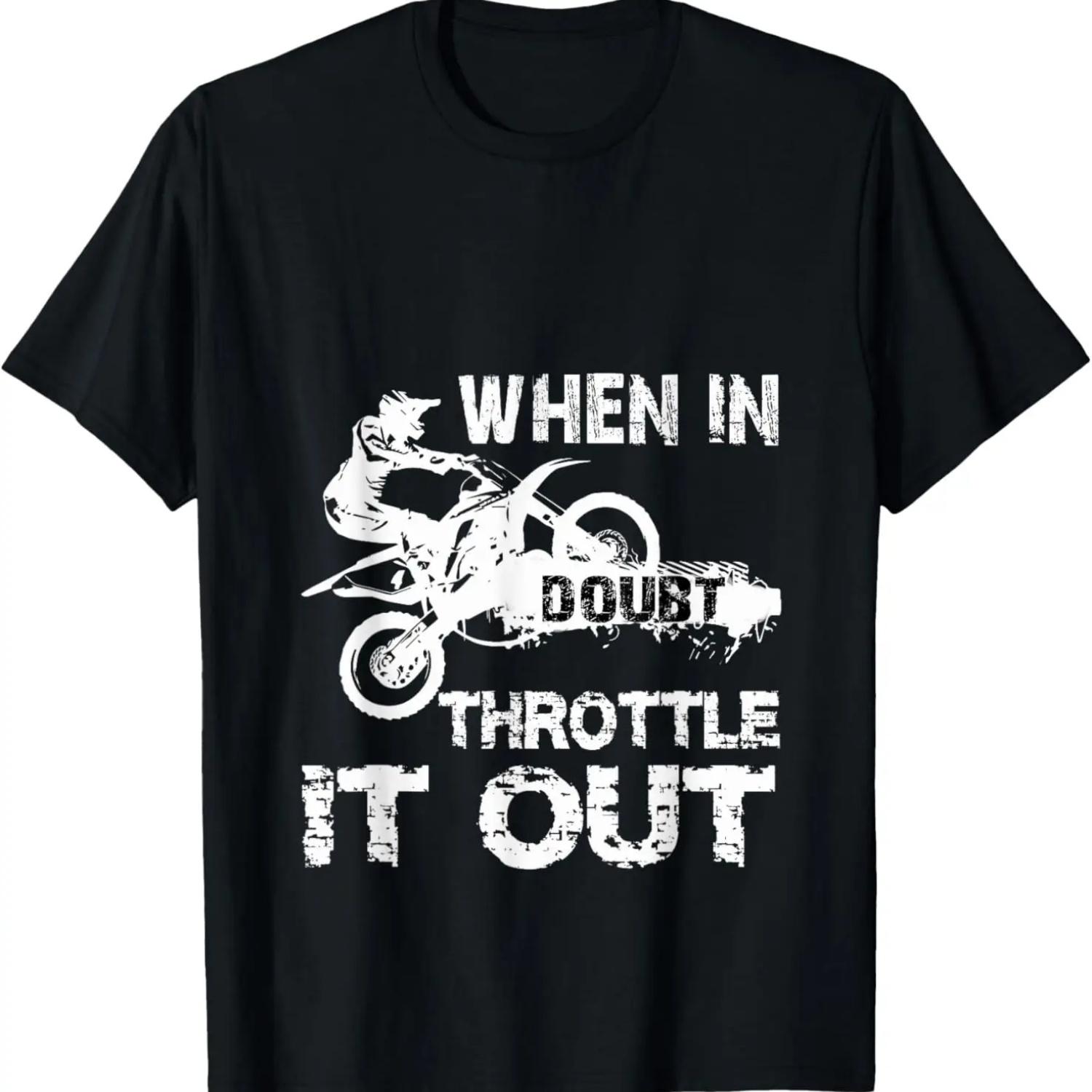 Dirt Bike MotoCross T-Shirt Biker Riding Motorcycle Gift Tee T-Shirt,100% cotton S